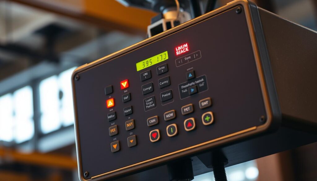 paneel van die elektriese kolomtakel paneel van die elektriese kolomtakel